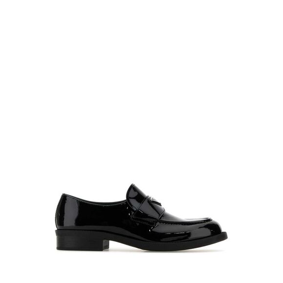 Prada Men Black Leather Loafers - Picture 1 of 2